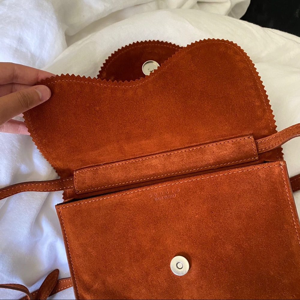 Sandro Suede Crossbody Purse - Picture 5 of 7
